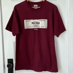 HARD ROCK CAFE ROME CREWNECK TEE